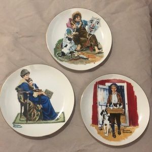 🍽 Norman Rockwell Plate Set